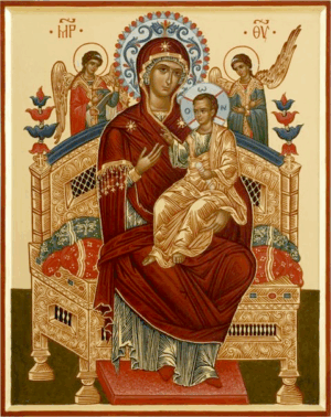 Икона Божией Матери Всецарица