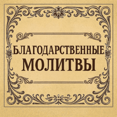 Благодарственные молитвы